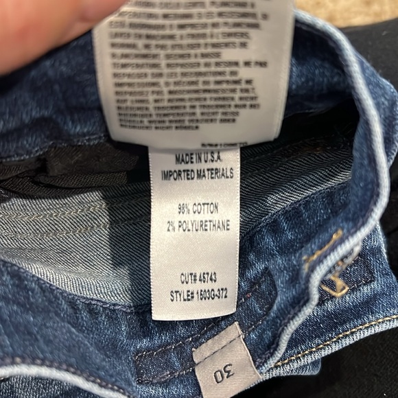 Citizens of Humanity Emerson Slim Boyfriend dark blue distressed jeans size 30 - Picture 15 of 15